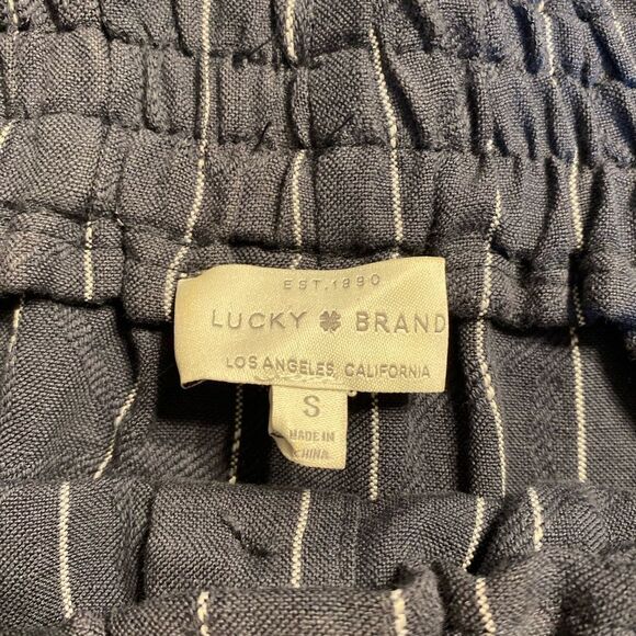 Lucky Brand Striped Long Sleeve Off Shoulder Top S EUC! - Picture 7 of 12